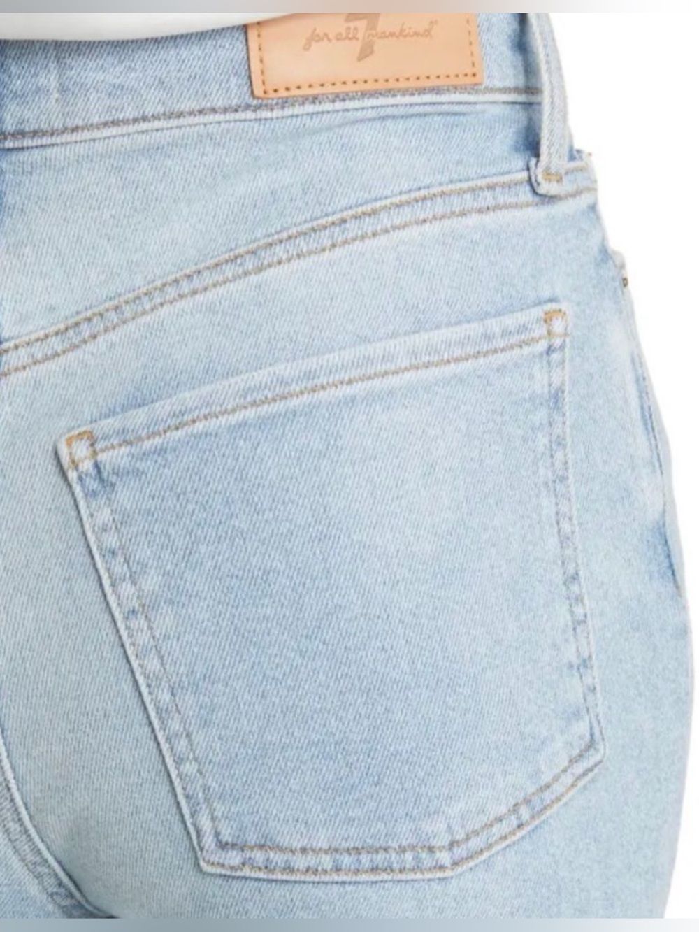 7 For All Mankind Ultra High Rise Cropped Jo in Luxe Vintage - Picture 4 of 12
